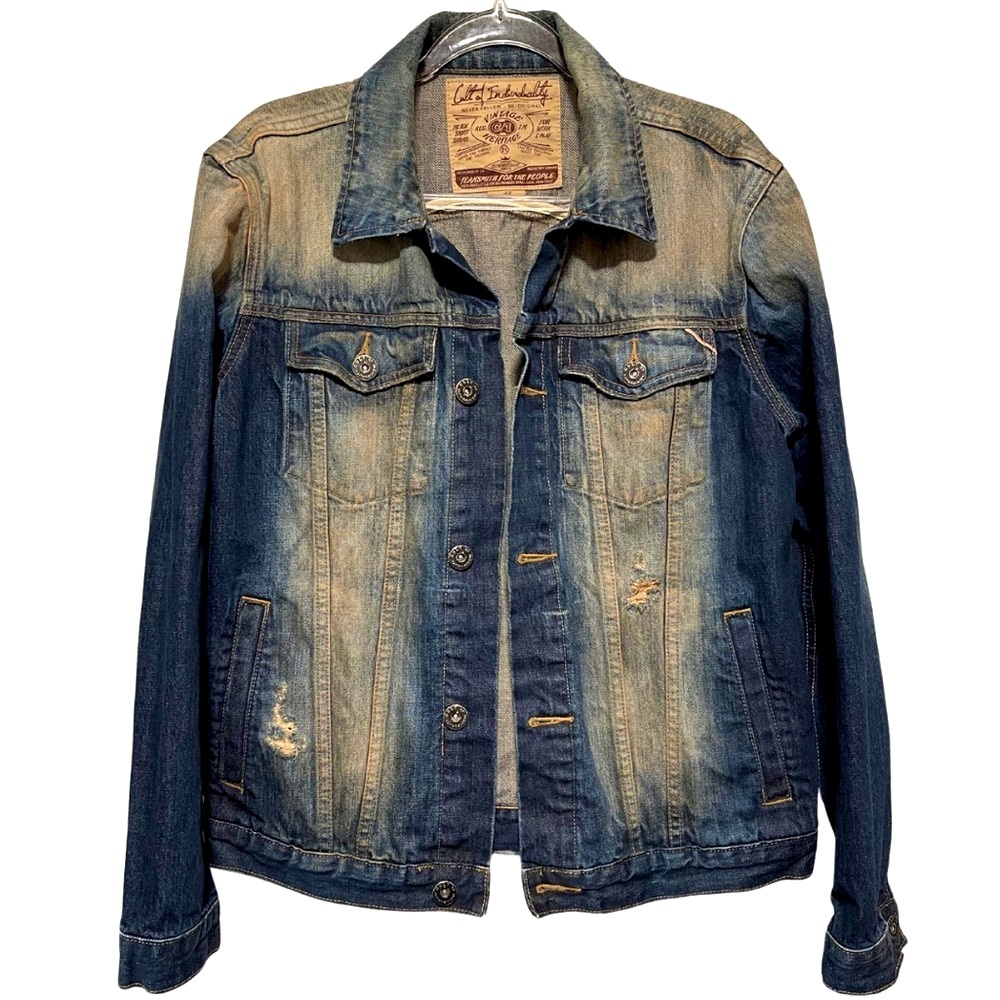 Men’s Cult of Individuality Denim Trucker Jacket